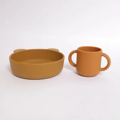 Children's dinner sets (Brown) from Liewood