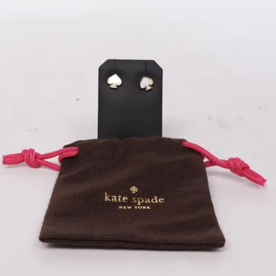 Earrings (White, Gold) from Kate Spade Unknown metal