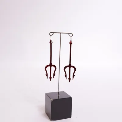 Örhängen (Röd) från Claire's Okänd metall