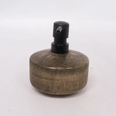 Sæbedispenser (Sort, Guld)