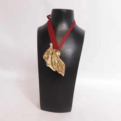 Necklace (Red, Gold) from Zara Unknown metal