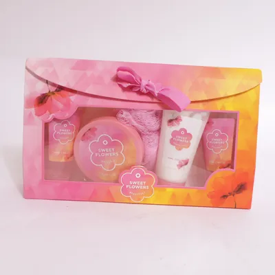 Hudplejesæt (Pink, Hvid, Orange) fra Sweet Sweet