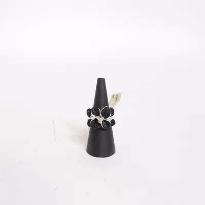 Ring (Black Rose) Silver