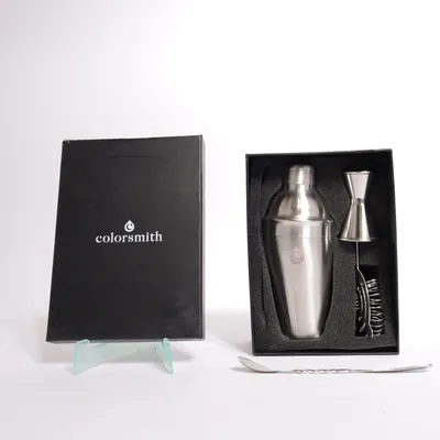 Cocktailsæt (Sølv) fra Colorit