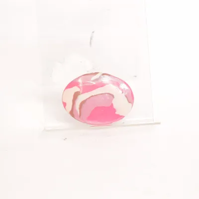 Brosch (Rosa, Brun, Vit) från Revit! Okänd metall