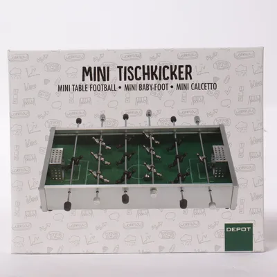 Voetbalspel (Mini Tischkicker) van Depot