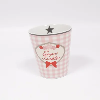 Tasse (Rose, Blanc) de Krasilnikoff