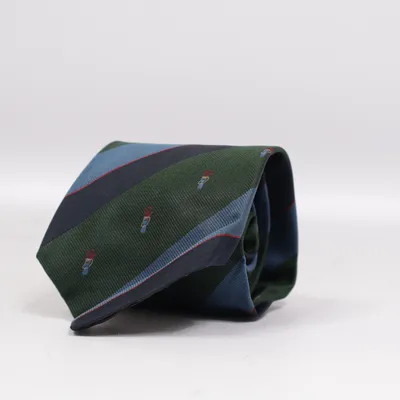 Cravate (Vert, Bleu, Noir) de Atkinsons Soie