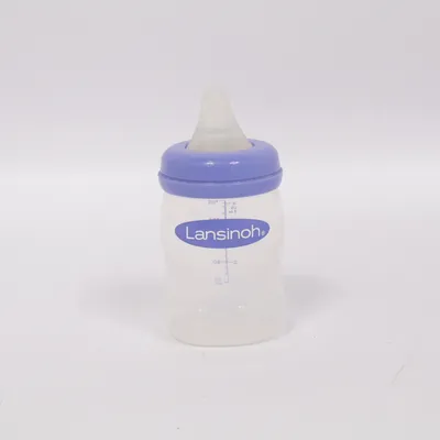 Nappflaska (Blå, Transparent) från Lansinoh