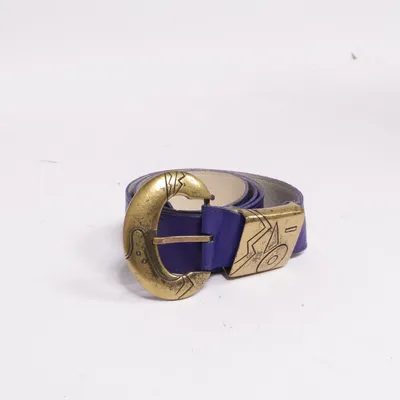 Gürtel (Lila, Gold) von Schuchard & Friese Leder