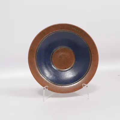 Assiette creuse (Bleu, Marron) de Kapp