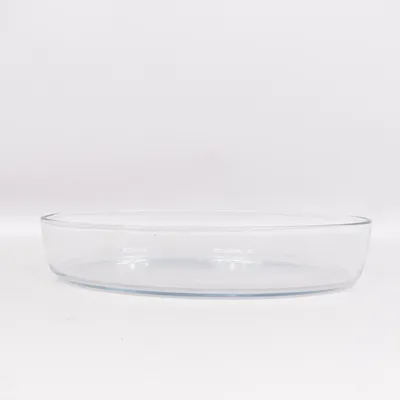 Oven form (Ugnsform / transparent / glas / oval) from Pyrex