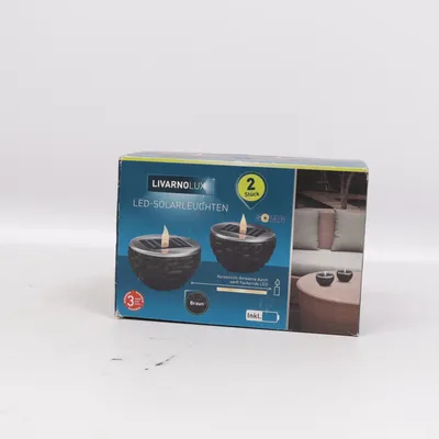 Solar powered light (Brown, Silver) from Livarnolux
