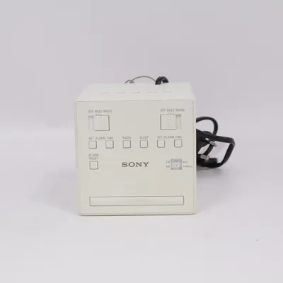 Radio-réveil (Blanc) de Sony