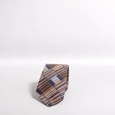 Stropdas (Blauw, Bruin, Meerkleurig) van Jean Claude Polyester