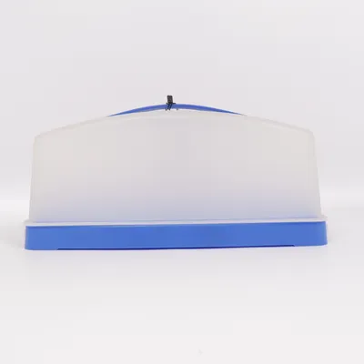 Bread bin (Blue, Transparent) from Zenker