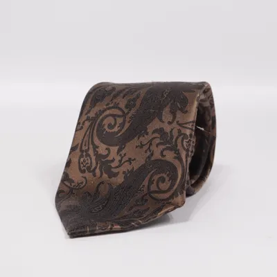 Slips (Brun, Sort) fra Ermenegildo Zegna Silke