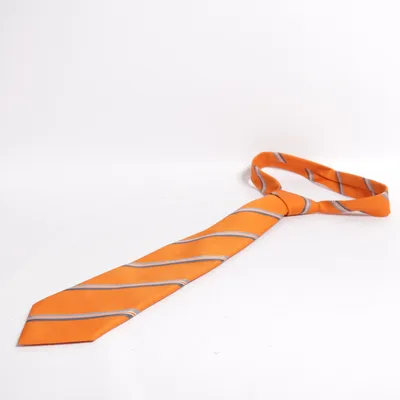 Stropdas (Oranje, Grijs, Wit) van Jean Carriére