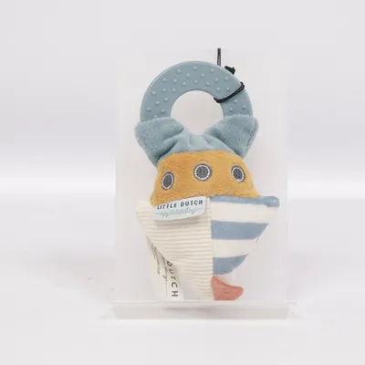 Jouet de dentition (Bleu, Jaune, Blanc) de Little Dutch