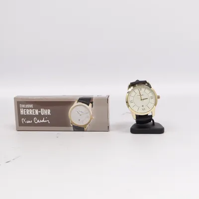 Polshorloge (Zwart, Goud, Wit) van Pierre Cardin