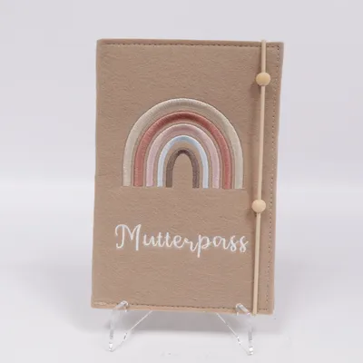 Passport case (Beige, Multicolored)