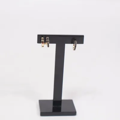 Earrings (Gold, Black) from Maria Black Unknown metal