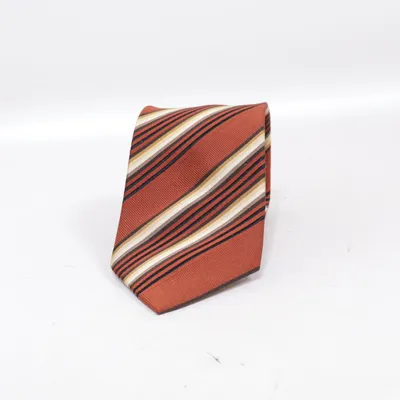 Tie (Brown, Yellow, Black) from Ceasar Collection Silk