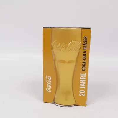 Drinking glass (Gold) from Coca Cola