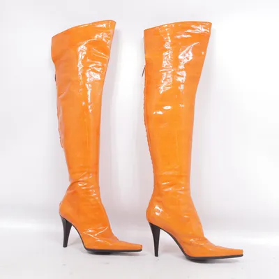 Stövlar (Orange) från Sergio Rossi Skinn
