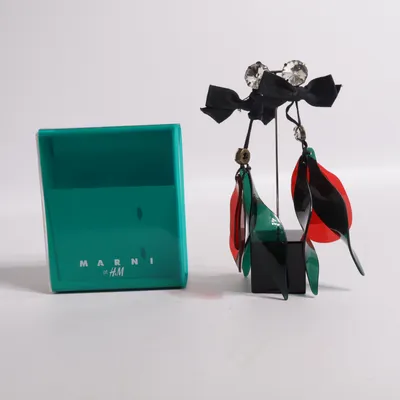 Øreringe (Grøn, Rød, Sort) fra Marni at H&M Ukendt metal