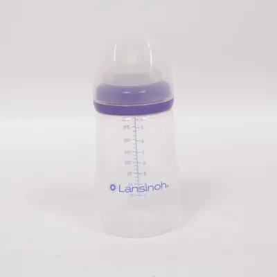 Nappflaska (Transparent, Lila) från Lansinoh