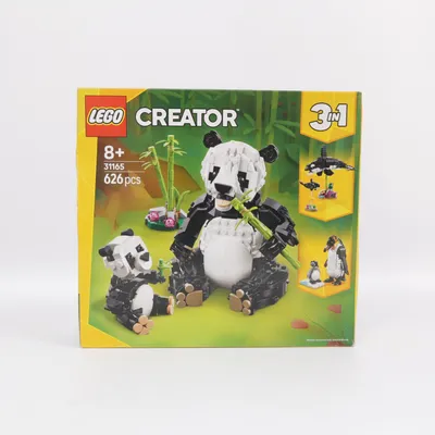 Construction set (Wilde Tiere Panda Pinguin Wal)