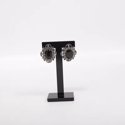 Øreringe (Sort) fra Accessories Ukendt metal