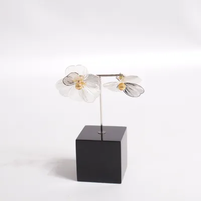 Örhängen (Silverfärgad, Guldfärgad) Okänd metall