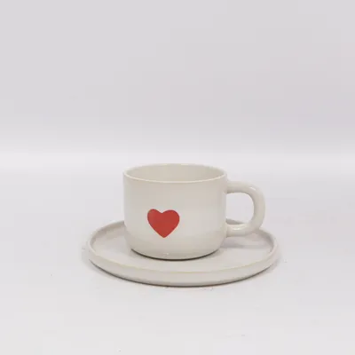 Cup (White, Red) from H&M Home