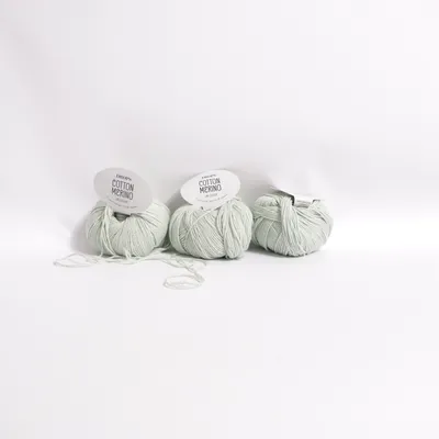 Yarn (Cotton Merino Uni Colour) from Drops Cotton, Wool
