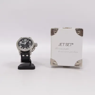 Wristwatch (Black) from Jet Set