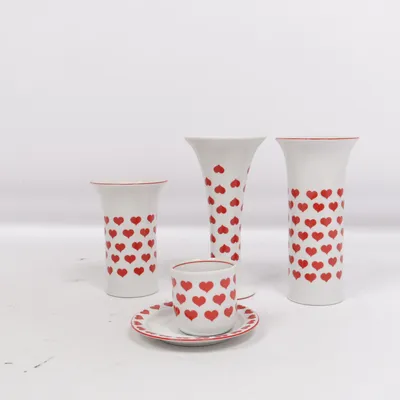 Ensemble de vaisselle (Blanc, Rouge) de Kahla