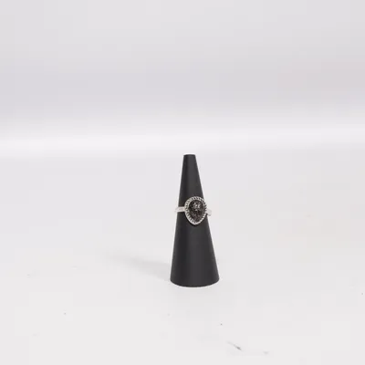 Ring (Zilver, Zwart) Onbekend materiaal
