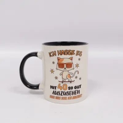 Mugg (Vit, Svart, Flerfärgad)