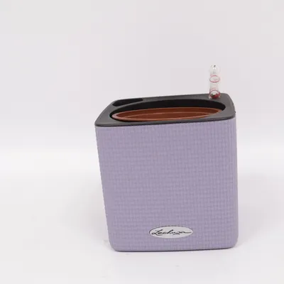 Pot (Purple, Black) from Lechuza