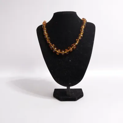 Necklace (Brown) Amber