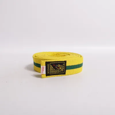 Martial arts belt (Yellow, Green) from Dragon