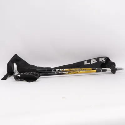 Ski poles (Black, Gold, Silver) from Leki