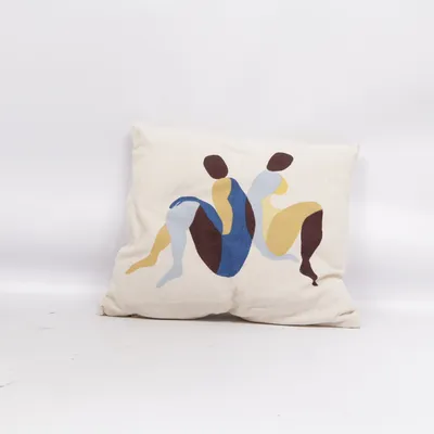 Coussin décoratif (Beige, Multicolore)