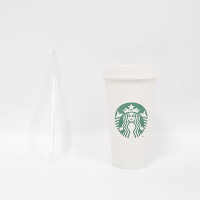 Take away mugg (Vit, Grön, Transparent) från Starbucks