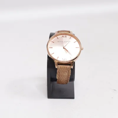 Armbåndsur (Brun, Pink) fra Olivia Burton