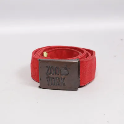 Ceinture (Rouge) de Zoo York Coton