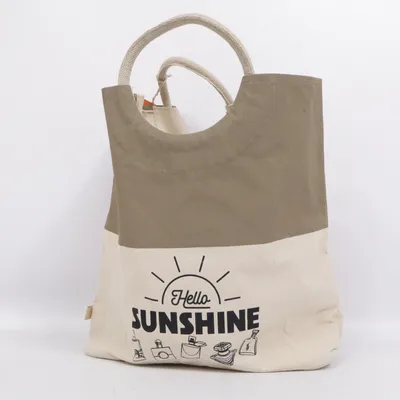 Sac de plage (Beige, Blanc) de Halfar