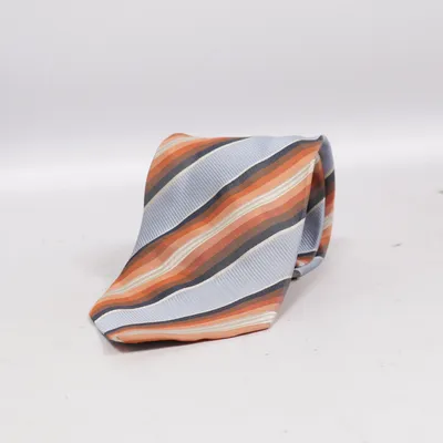 Tie (Blue, Orange, Brown) from Giorgio Redaelli Silk